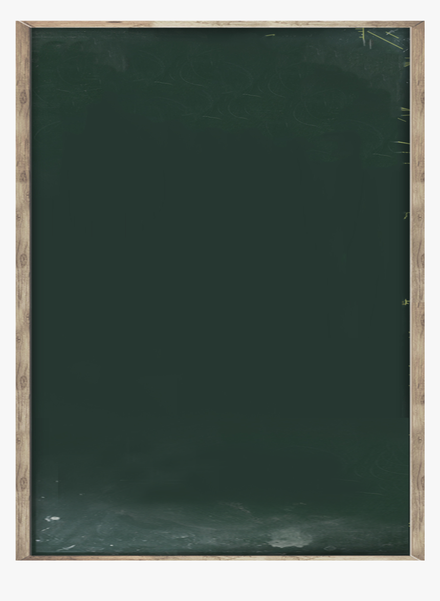 Green Picture Blackboard Transprent - Blackboard, HD Png Download, Free Download