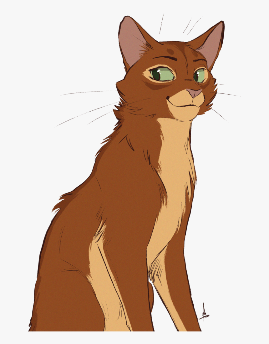 Lightstep By Owlcoat Warrior Cats Art, Warrior Cat - Cat Half Body Drawing, HD Png Download, Free Download