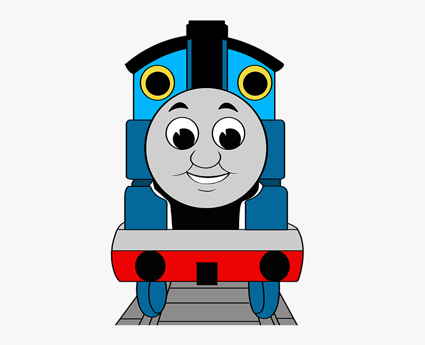 How To Draw Thomas The Train Cartoon, HD Png Download kindpng