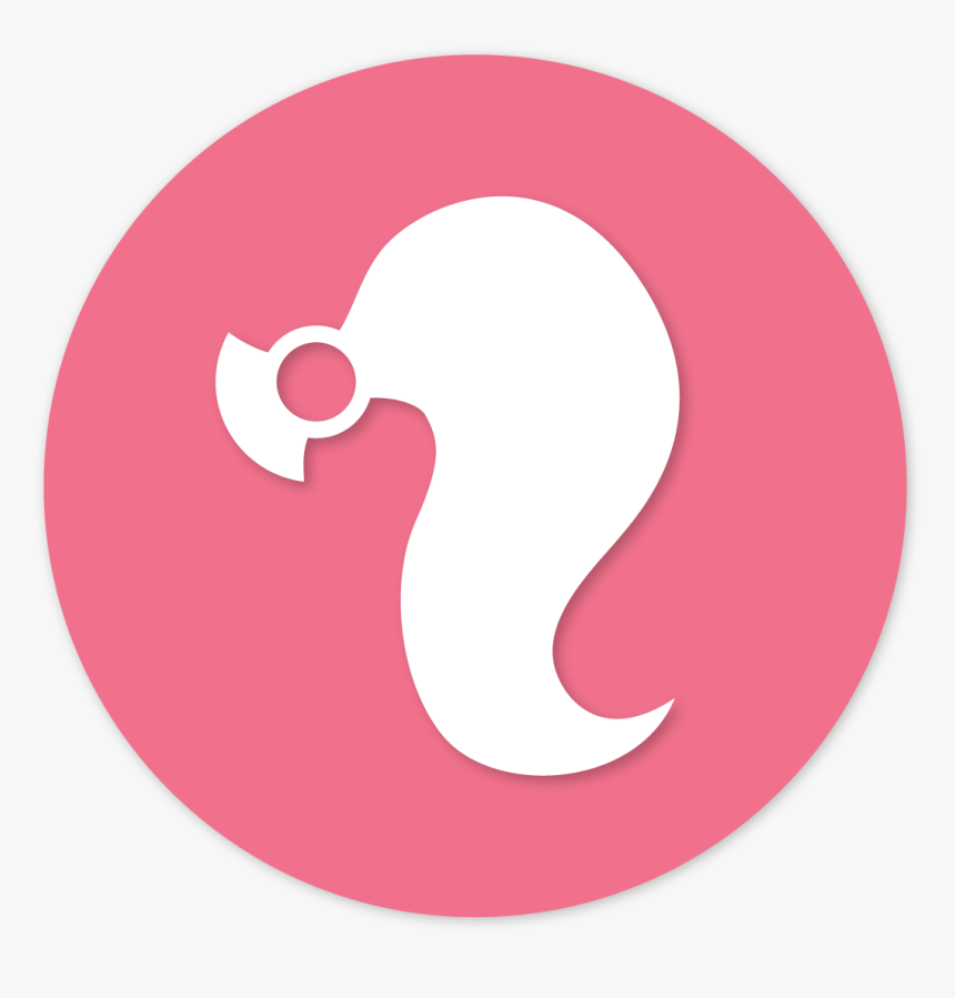 Ponytail Png , Png Download - Circle, Transparent Png, Free Download