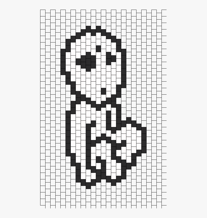 Sitting Kodama Tree Spirit Bead Pattern - Visual Arts, HD Png Download, Free Download