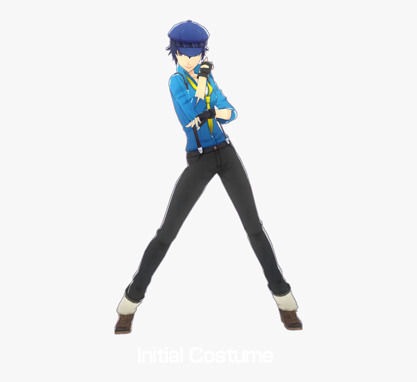 Initial Costume - Persona 4 Dancing All Night Naoto, HD Png Download, Free Download