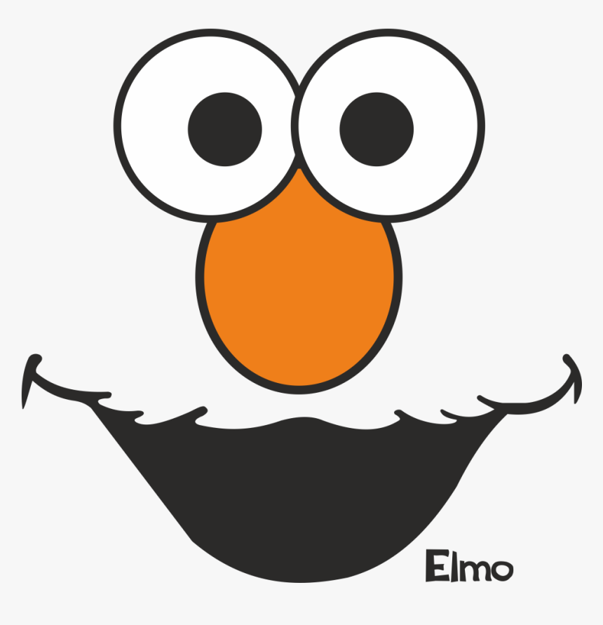Sesame Street S Showroom Clipart - Sesame Street Elmo Face, HD Png Download, Free Download