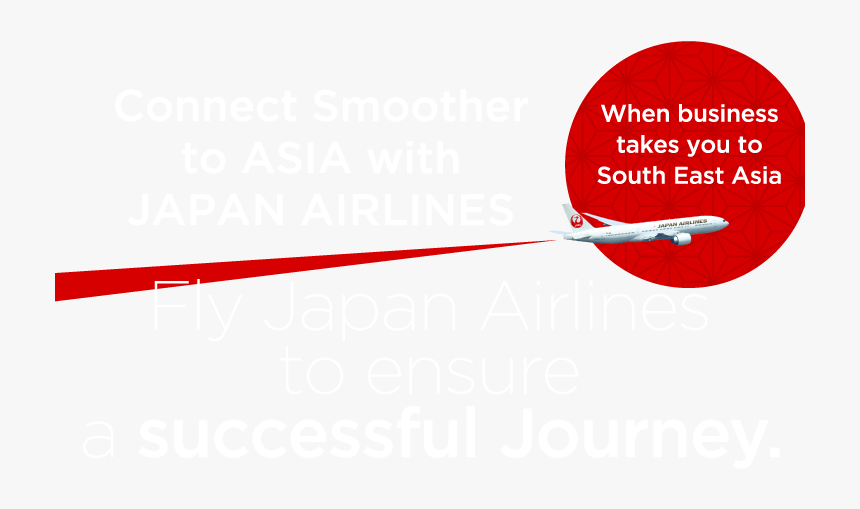 Connect Smoother To Asia With Japan Airlines / Fly - College Of North East, HD Png Download, Free Download