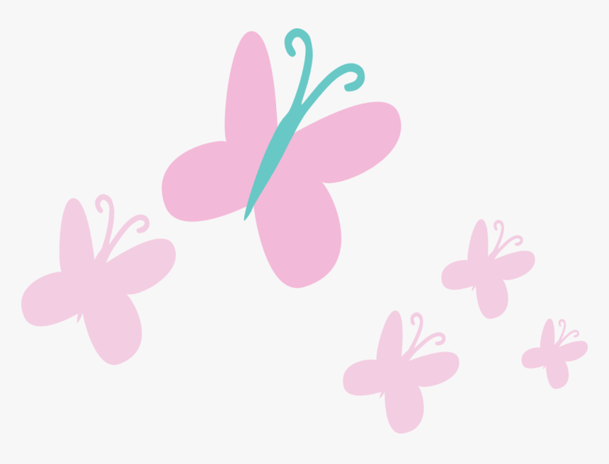 Transparent Purple Butterflies Clipart - My Little Pony Rainbow Power Cutie Mark, HD Png Download, Free Download