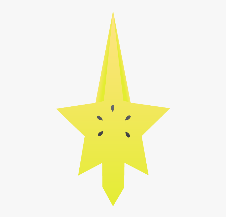 Transparent Star Fruit Png - Triangle, Png Download, Free Download