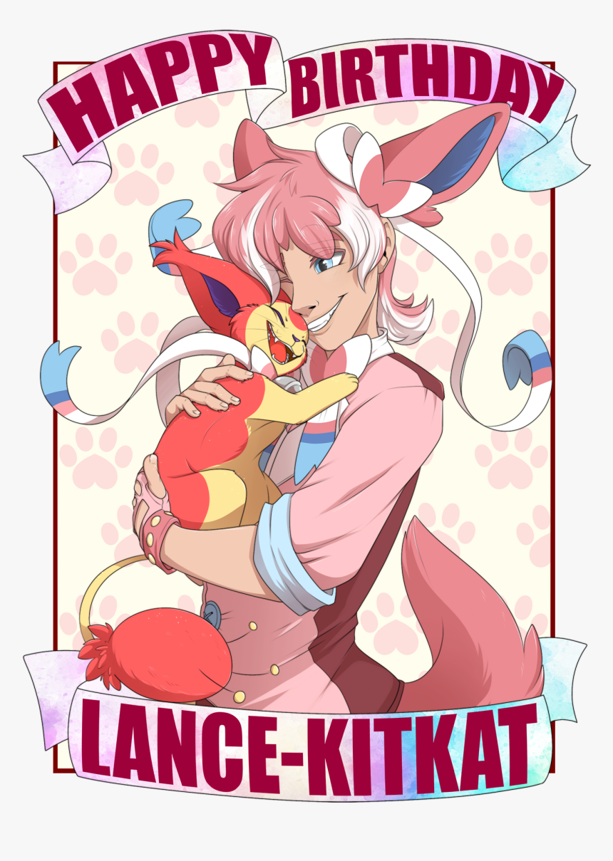 Skitty Snuggles- Commission - Cartoon, HD Png Download, Free Download