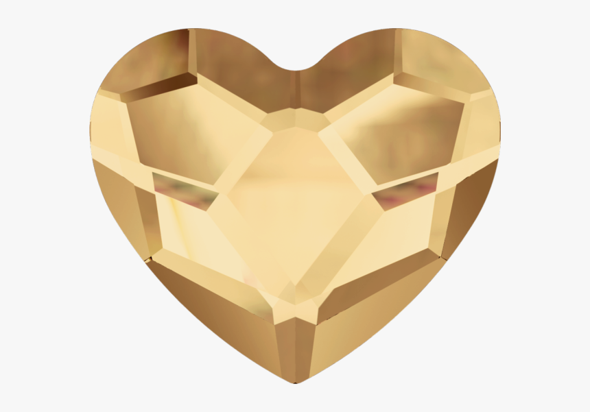 Swarovski 2808 Heart Crystal Golden Shadow - Little Love Hearts, HD Png Download, Free Download