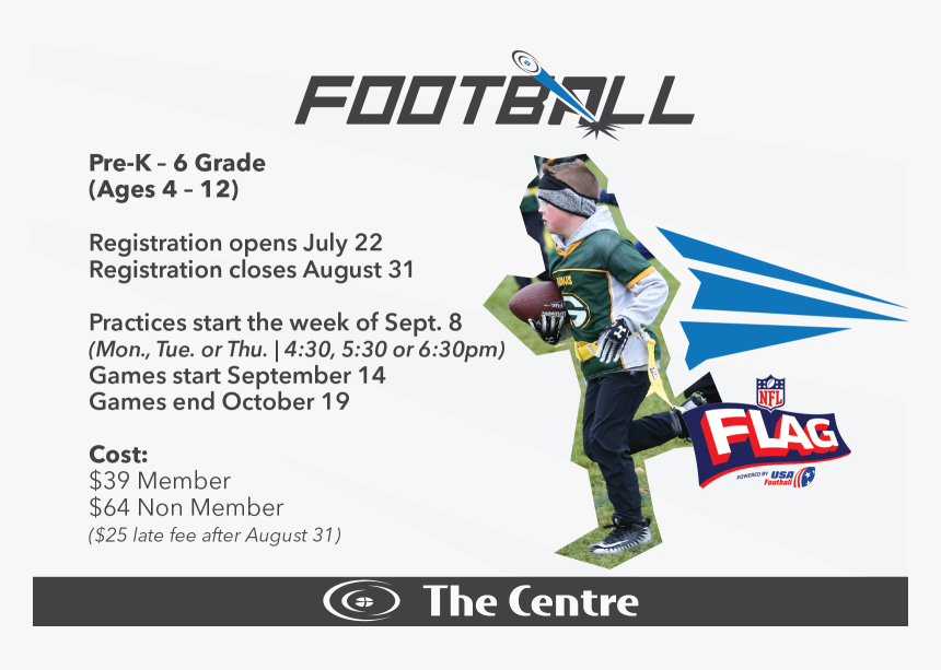 Website Info Fall Sports 2019-01 - Flag Football, HD Png Download, Free Download