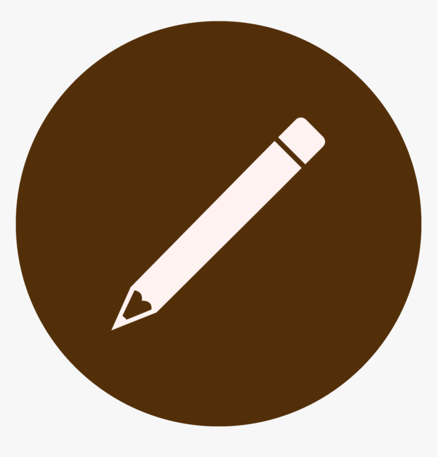 In School - White Pen Icon Png, Transparent Png, Free Download