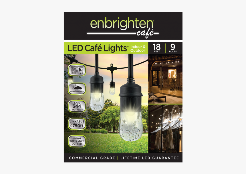 Enbrighten Café Led Lights, HD Png Download, Free Download