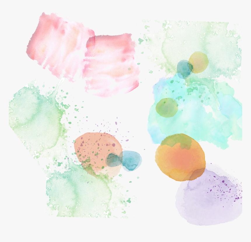 Transparent Watercolor Splash Background Png - Illustration, Png Download, Free Download