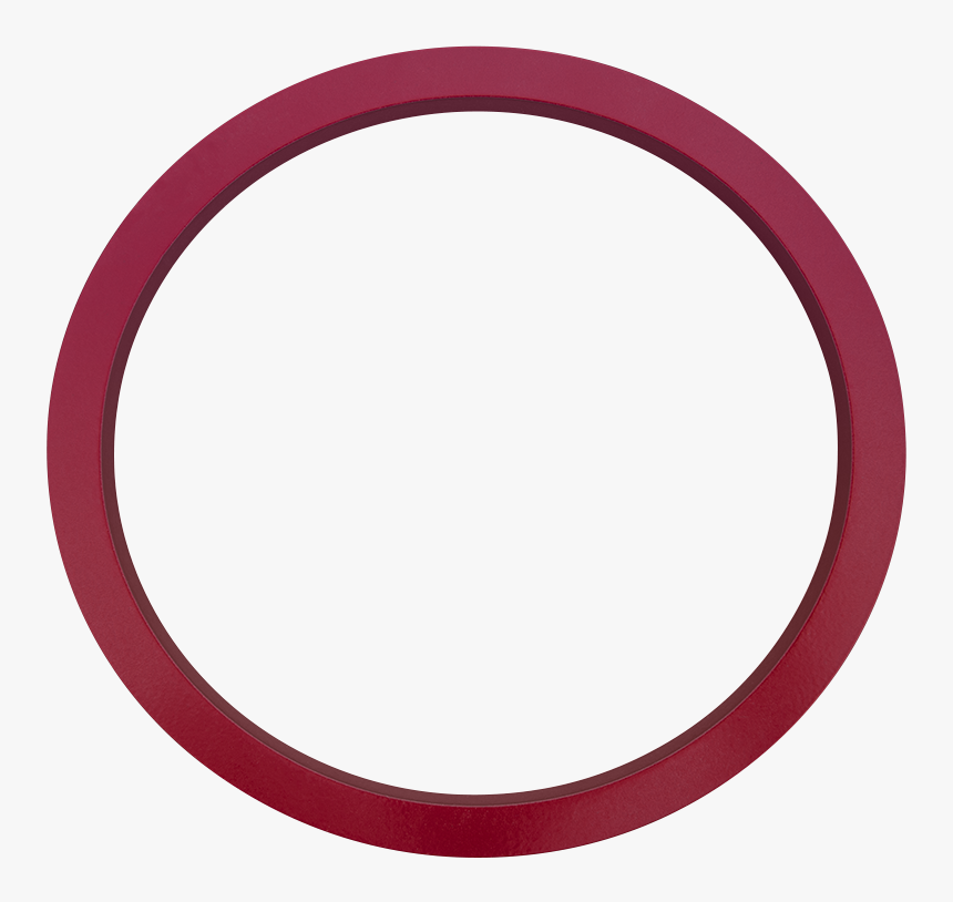 House Numbers Contemporary In Red 0 Zero - Circle, HD Png Download, Free Download