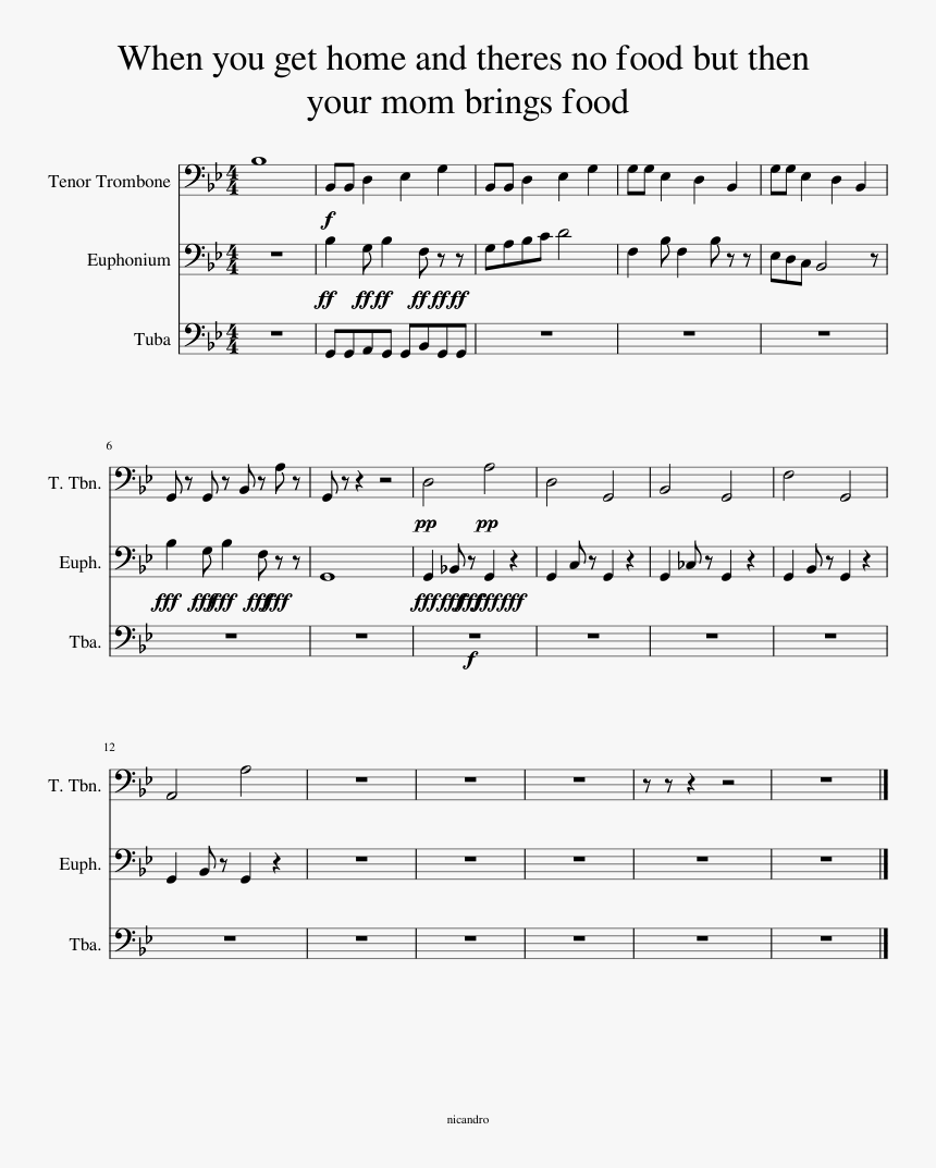 Horse Sheet Music Marching Band, HD Png Download, Free Download