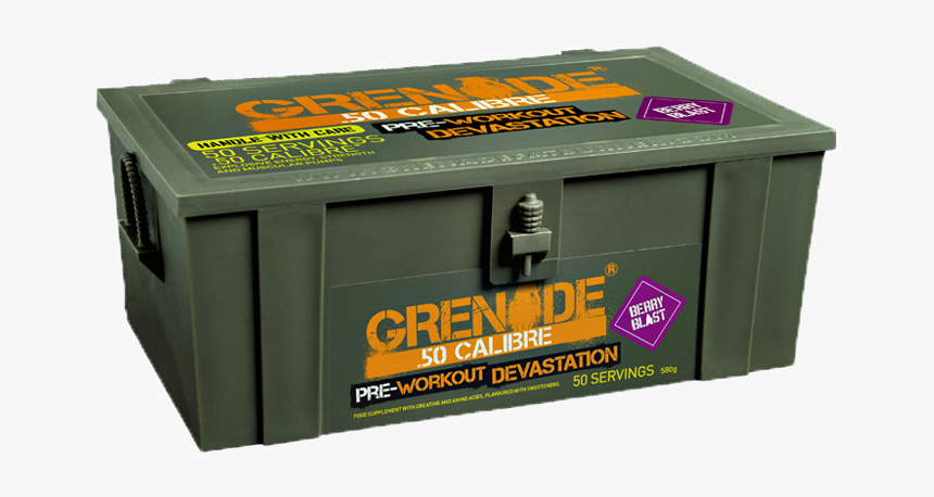 50 Calibre Pre-workout - Grenade 50 Calibre, HD Png Download, Free Download