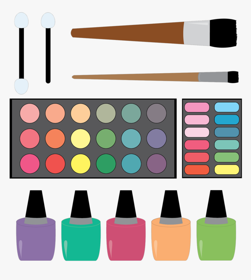 Nail Polish And Make Up Clipart, HD Png Download, Free Download