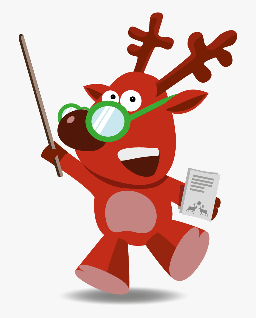 Transparent Nieve Png - Reindeer Teacher Clipart, Png Download, Free Download
