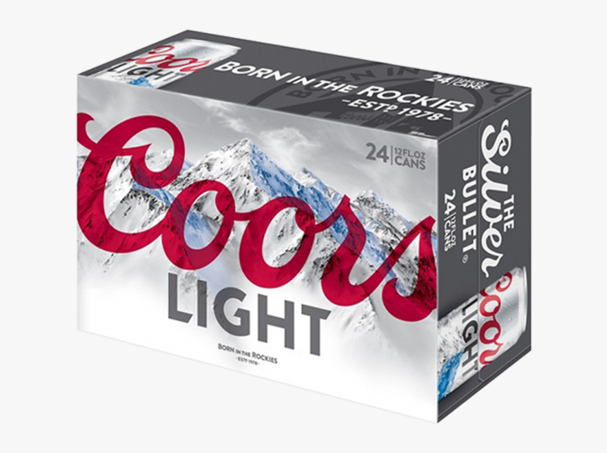 Coors Light 24-pack Cans - Coors Light 24 Pack, HD Png Download, Free Download