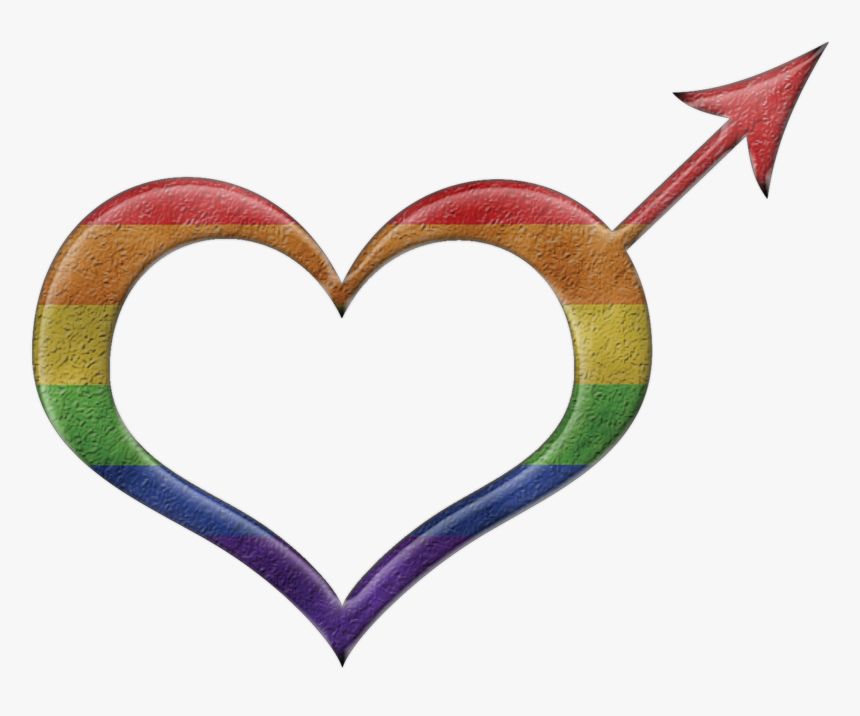 Gay Pride Design - Transgender Symbol Heart, HD Png Download, Free Download