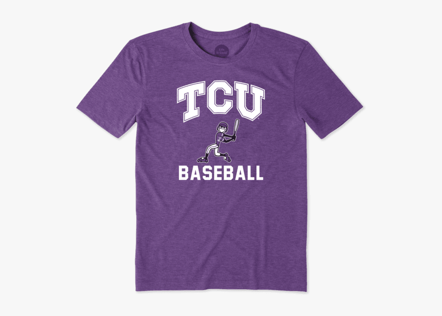 Men"s Tcu Horned Frogs Baseball Jake Cool Tee - Tcu Horned Frogs, HD Png Download, Free Download