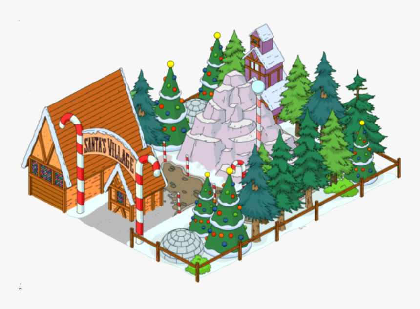 Tapped Out Santa's Village, HD Png Download, Free Download