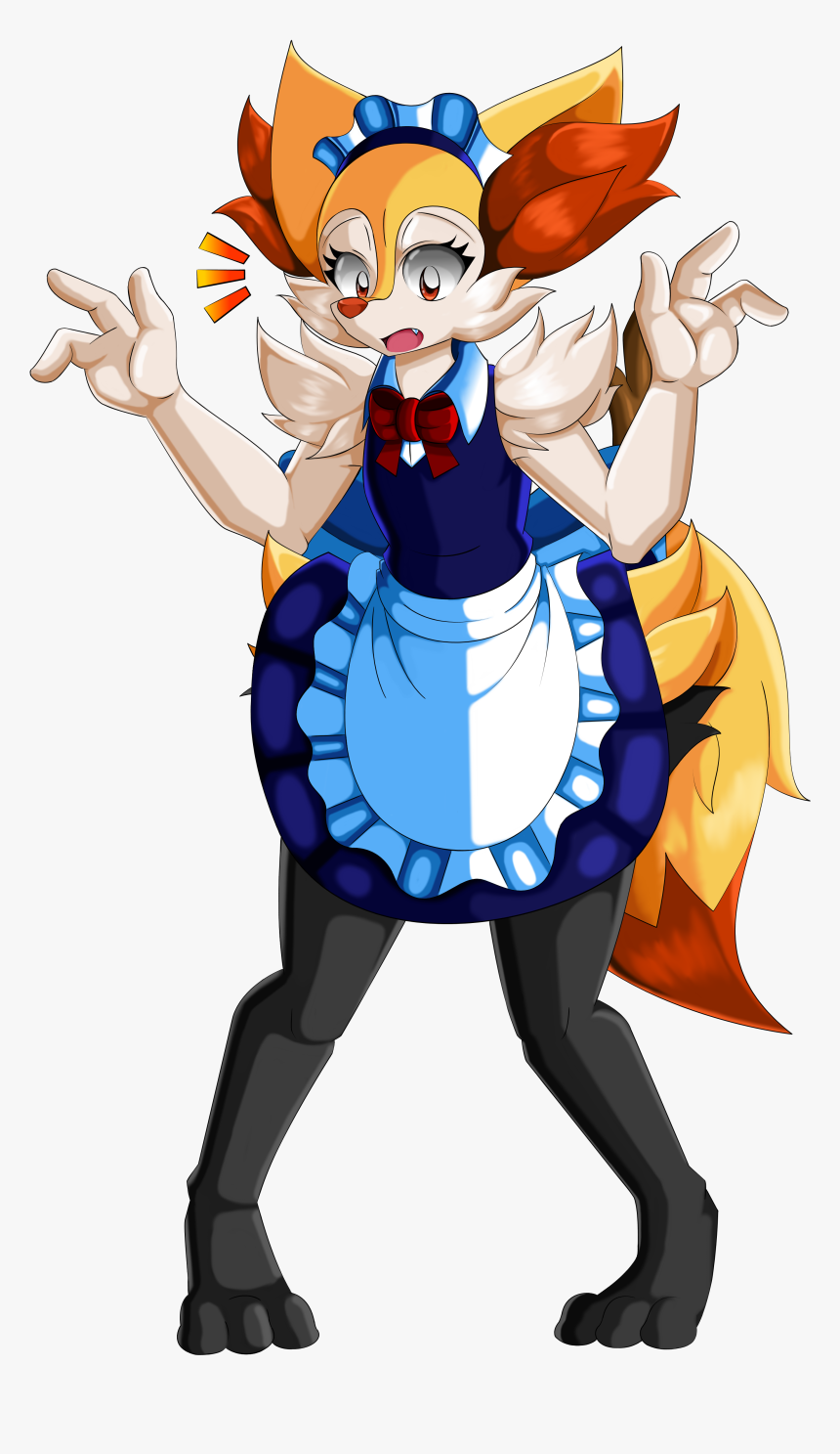 Transparent Braixen Png - Braixen Swimsuit, Png Download, Free Download