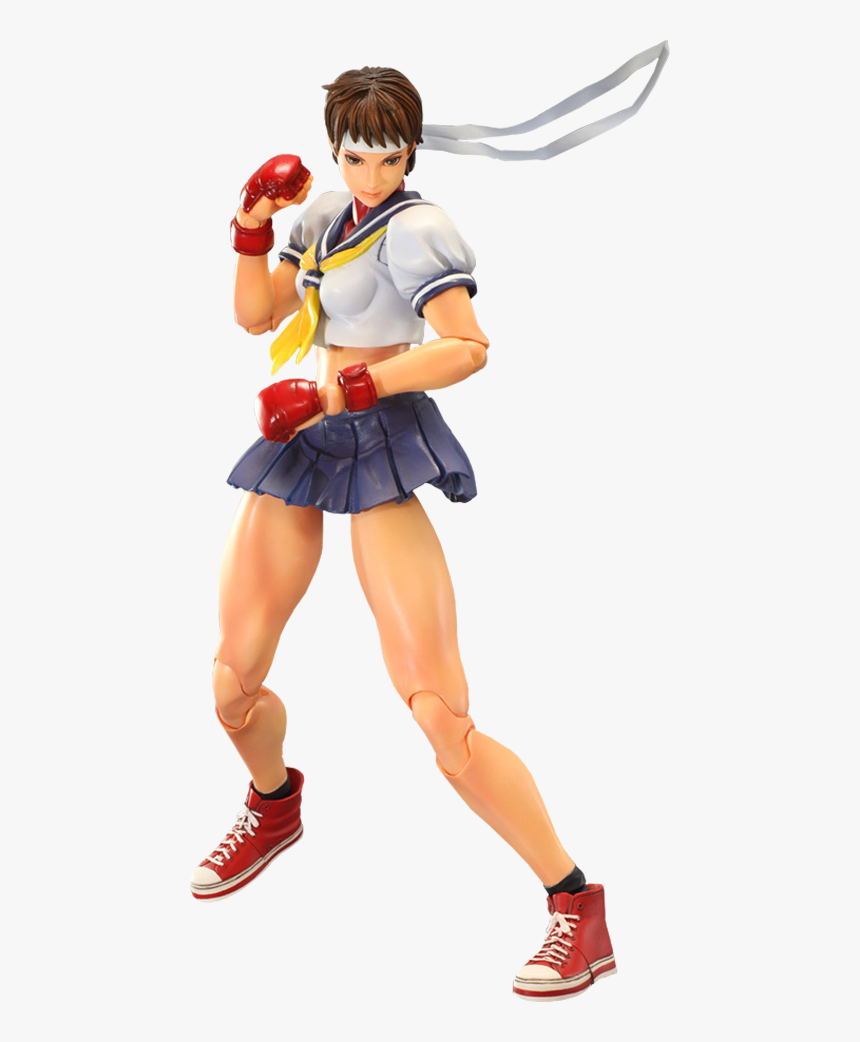 Sakura Street Fighter Action Figure, HD Png Download, Free Download