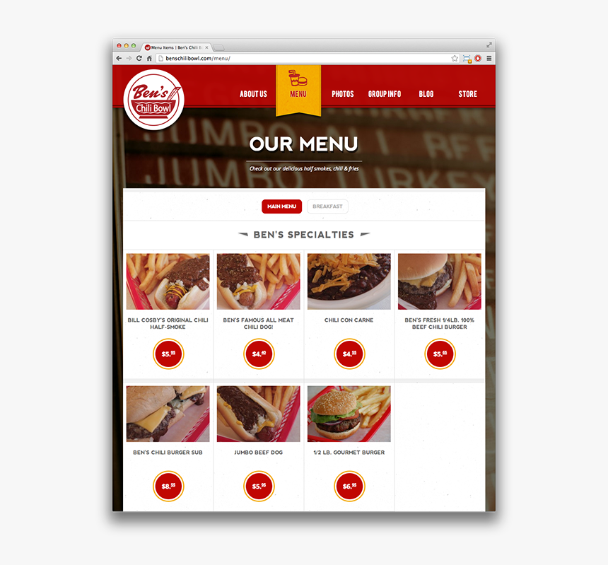 Ben's Chili Bowl, HD Png Download, Free Download