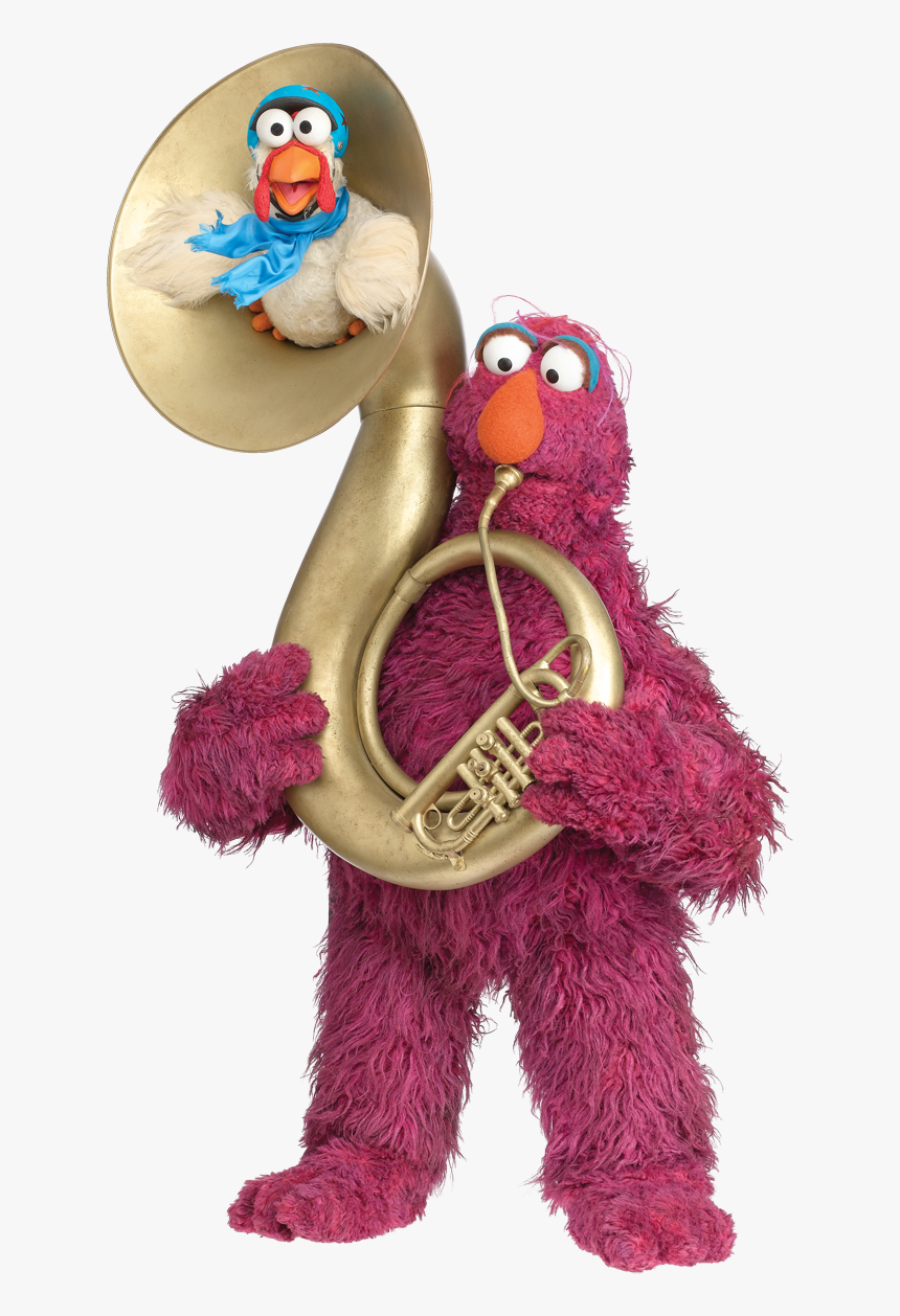 Sesame Street Telly Tuba, HD Png Download, Free Download