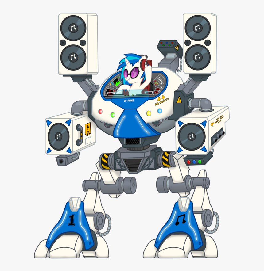 Best Vinyl Scratch Pictures Vinyl Scratch Fri Feb - Robot, HD Png Download, Free Download