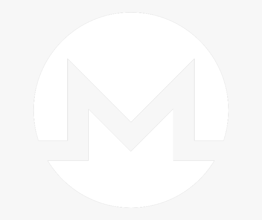 Monero Logo Black And White, HD Png Download, Free Download