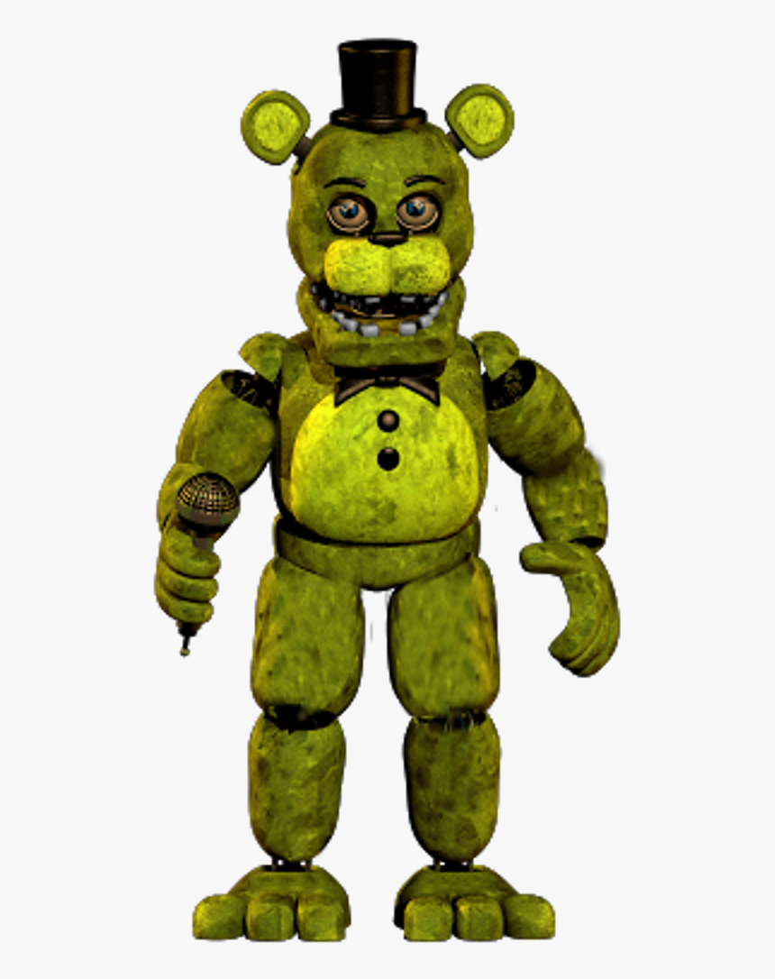Green,stuffed Character,action - Fnaf Fixed Withered Freddy, HD Png Download, Free Download