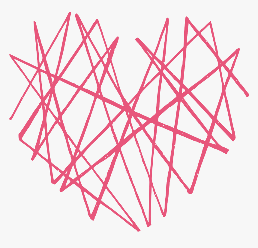 Heart Abstract Line Lines 4asno4i Remixme Remixit - Triangle, HD Png Download, Free Download