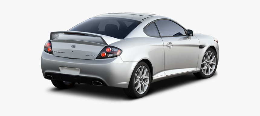 Pre Owned 2008 Hyundai Tiburon Gt - Hyundai Tiburon 2008 Rear, HD Png Download, Free Download