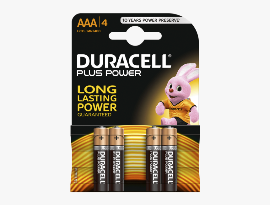 Duracell Plus Power Aaa, HD Png Download, Free Download