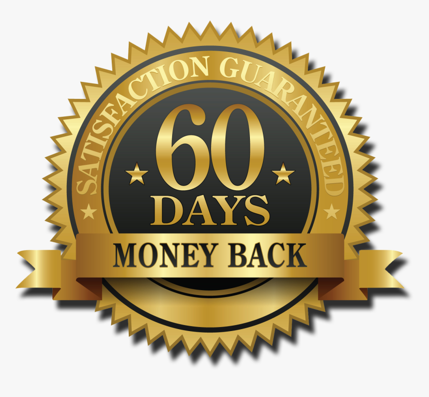 Moneyback Png Image - 60 Day Money Back Guarantee Png, Transparent Png, Free Download