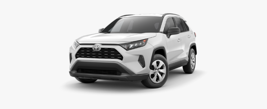 2019 Rav4 Super White - Ford Edge Vs Rav4, HD Png Download, Free Download