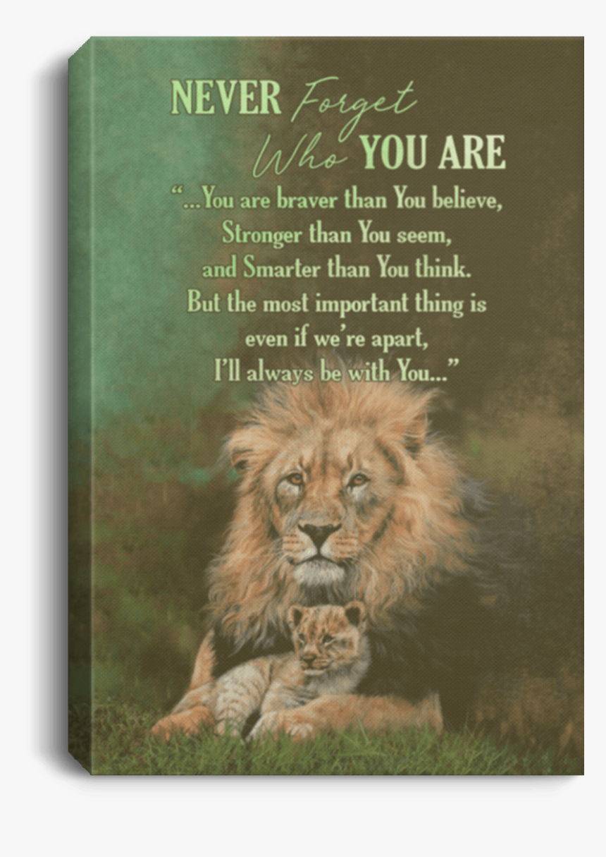 Male Lion With Cub, HD Png Download, Free Download