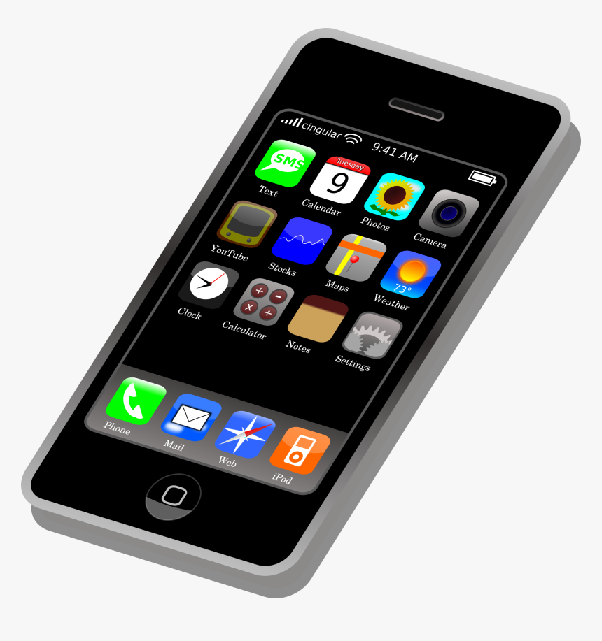 Iphone Phone Screen Clipart