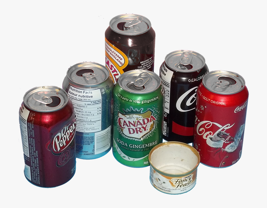 Aluminum Cans - Transparent Tin Cans Png, Png Download, Free Download