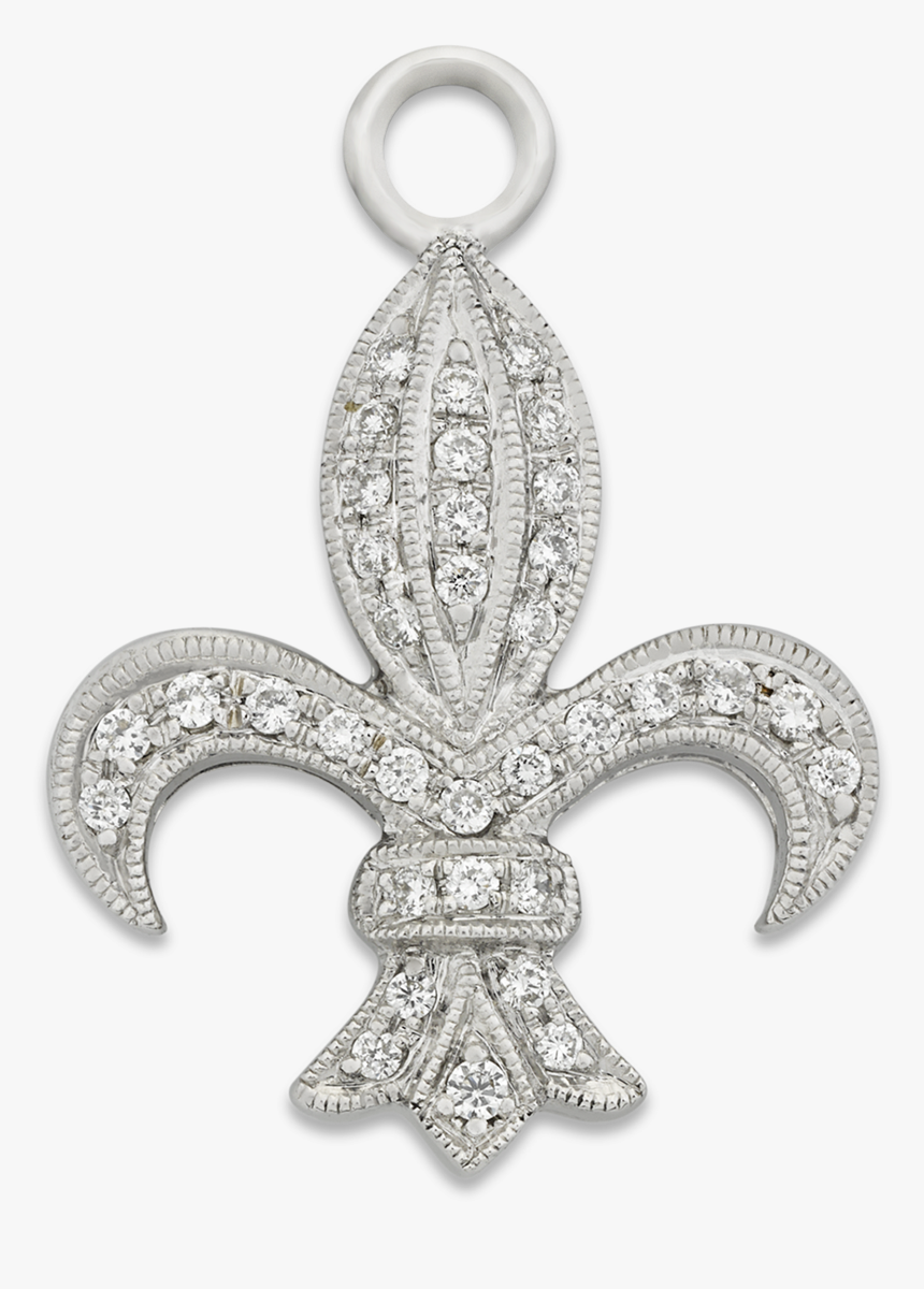 Diamond Fleur De Lis Pendant - Pendant, HD Png Download, Free Download