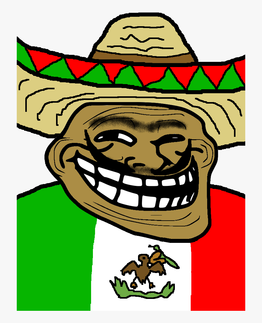 View Samegoogleiqdbsaucenao Mexico Trollface , - Pink Troll Face, HD Png Download, Free Download