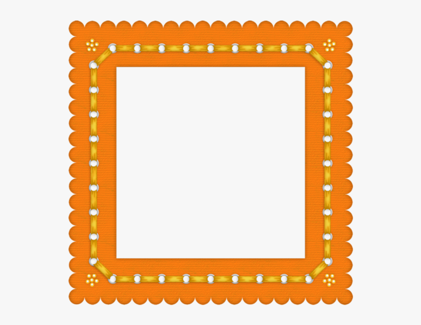 Orange Frame Png, Transparent Png, Free Download