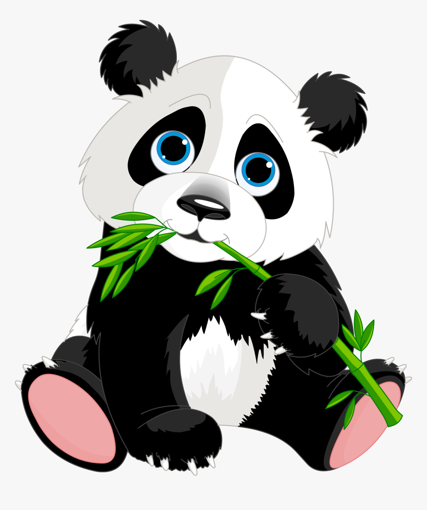 Cute Cartoon Png Clipart - Panda Clipart, Transparent Png - kindpng