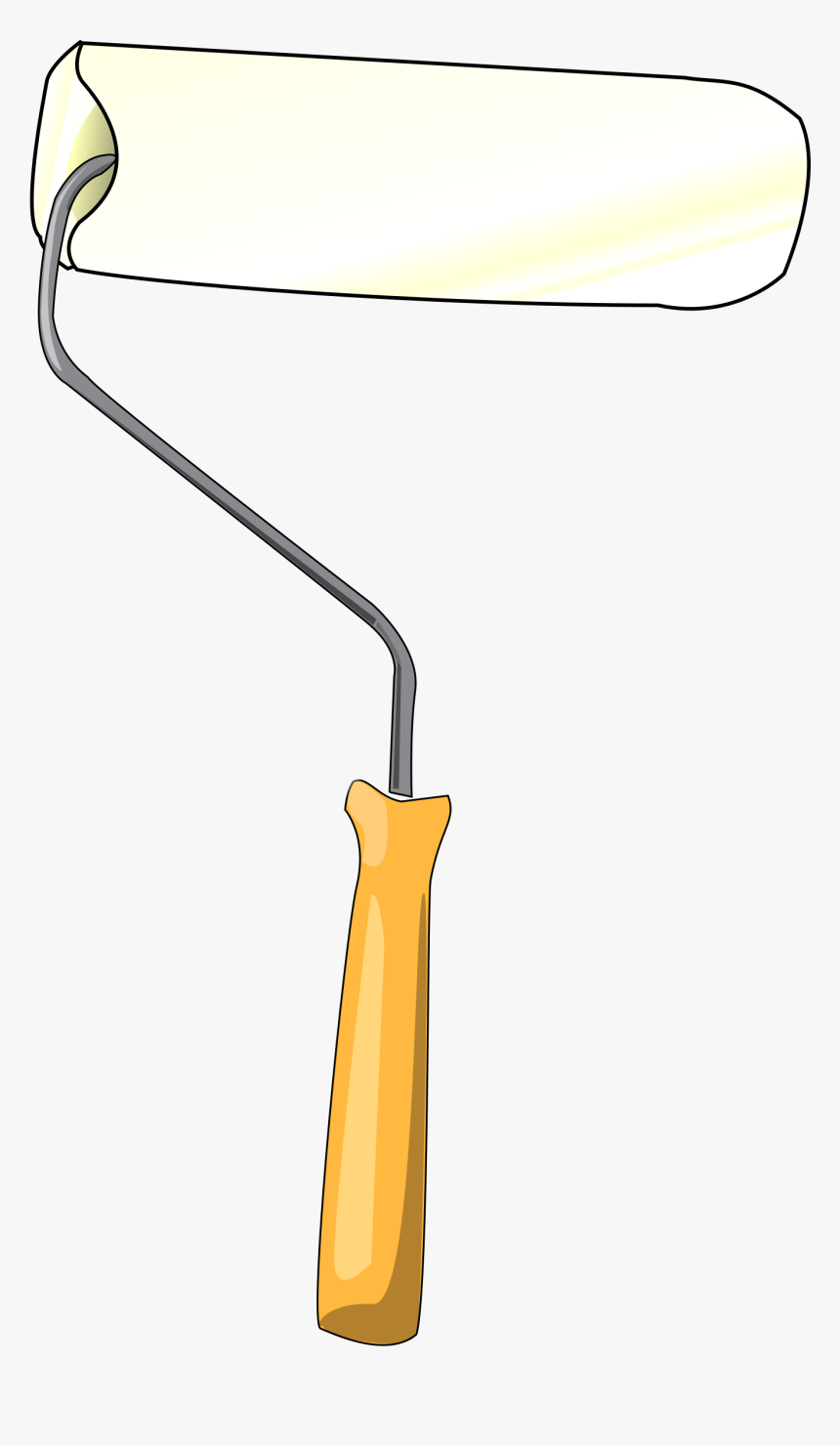 Paint Rollers Paintbrush Drawing - Paint Roller, HD Png Download, Free Download