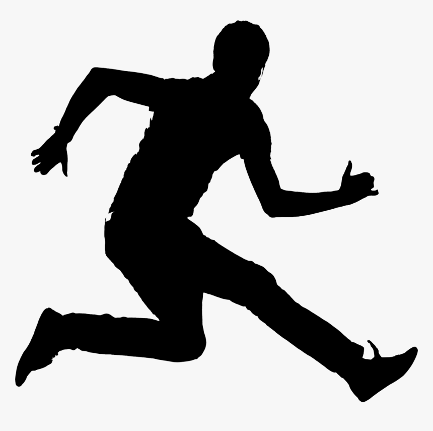 Silhouette Physical Fitness Silueta Person Photography - Silueta De Hombre Saltando, HD Png Download, Free Download