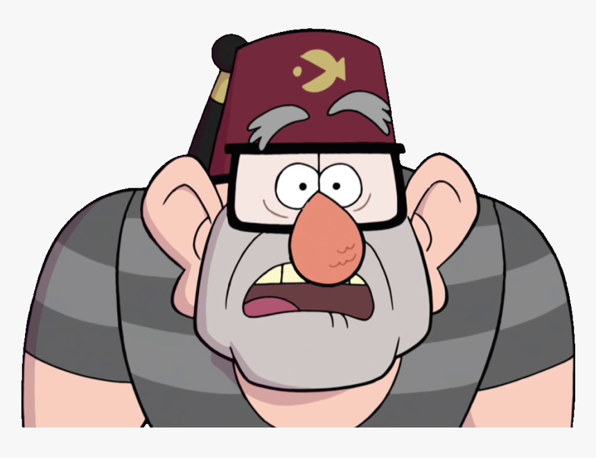 Transparent Grunkle Stan Png - Cartoon, Png Download, Free Download