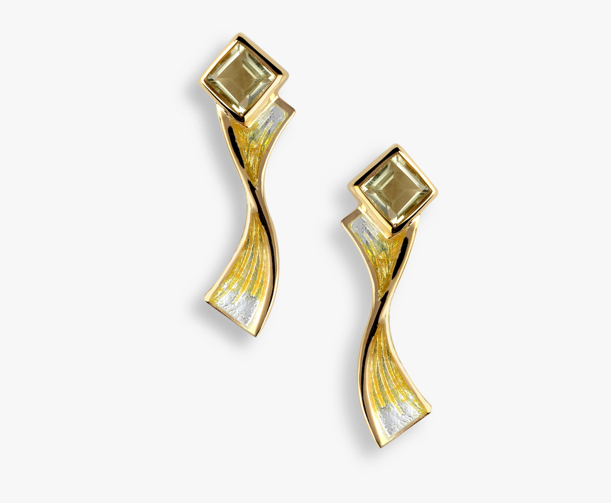 Nicole Barr Designs Gold Plated Sterling Silver Bow - Earrings, HD Png Download, Free Download