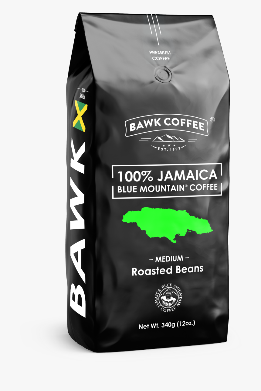 Bawk Coffee 100% Jamaica Blue Mountain Coffee 12oz - Bawk Foods & Bawk Coffee Est. 1992, HD Png Download, Free Download