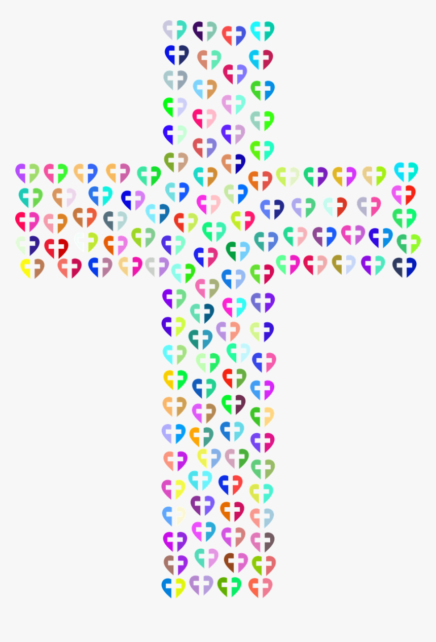 Colorful Cross Png, Transparent Png, Free Download